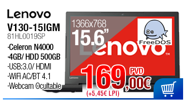 NOTEBOOK LENOVO THINKPAD ESSENTIAL V130-15IGM 81HL0019SP