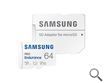 MICRO SD 64 GB PRO ENDURANCE 1 ADAP. CLASS 10 SAMSUNG