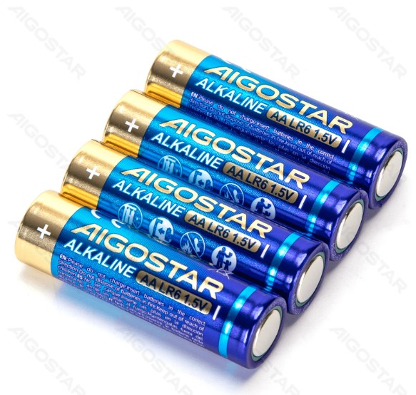 Pila Alcalina Lr6 (Aa) 1.5V 4 Uds Aigostar