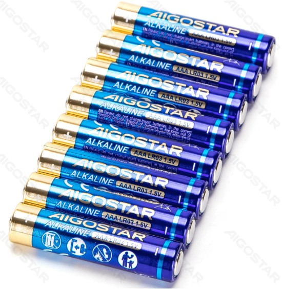 Pila Alcalina Lr03 (Aaa) 1.5V 8 Uds Aigostar