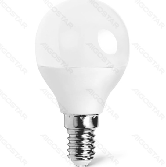 Bombilla LED G45-E14 6W 3000K Luz Calida 510Lm Aigostar