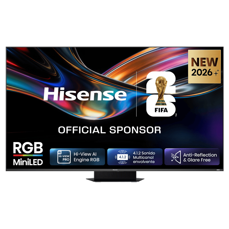 TELEVISOR 65'' RGB MINILED UHD 4K QUANTUM DOT 180Hz 65UR9S SMART TV HISENSE