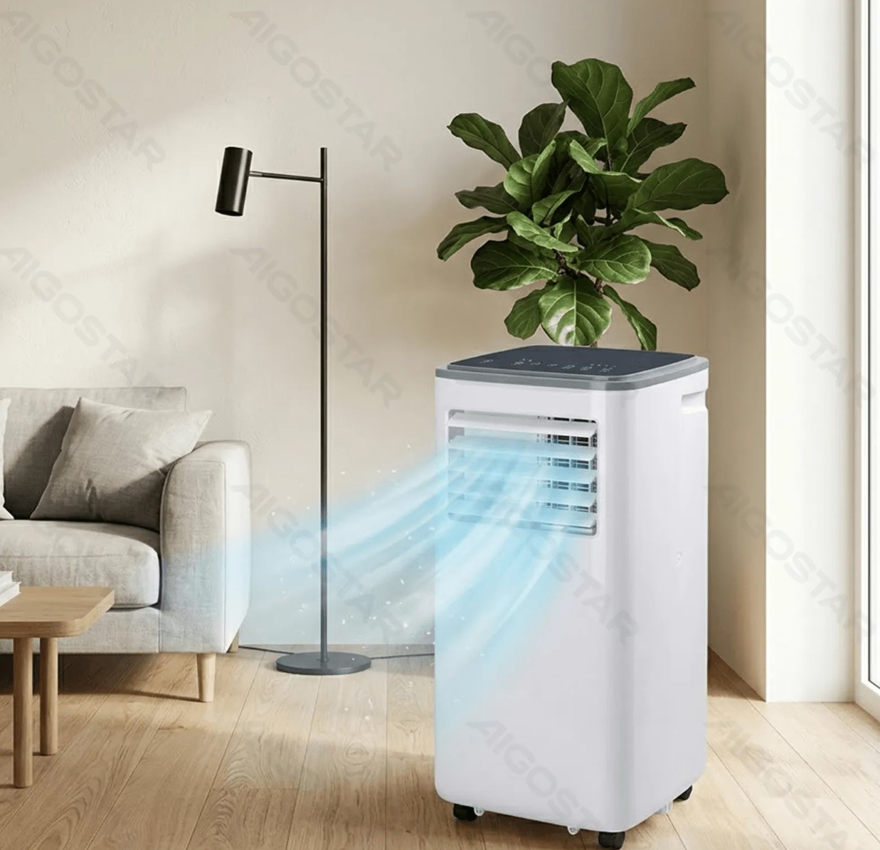 Aire Acondicionado Portatil 1010W Blanco Aigostar