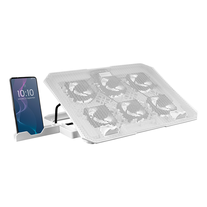 Notebook Cooler Stand Mnbc2W RGB Blanco Mars Gaming