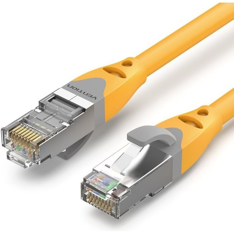 Cable de Red Latiguillo Rj45 Cat.6A Sftp Awg27 20 M Amarillo Vention