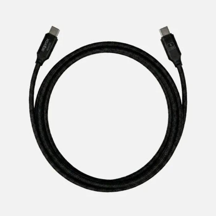 Cable USB-C a USB-C 100W 1M Negro Approx