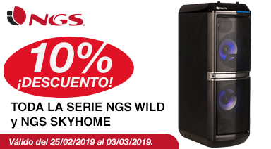 Descuentazo del 10% en serie WILD y SKYHOME de NGS