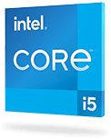Insignia del procesador Intel Core i5