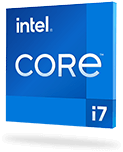 Insignia del procesador Intel Core i7