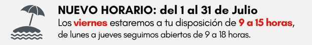 HORARIO JULIO