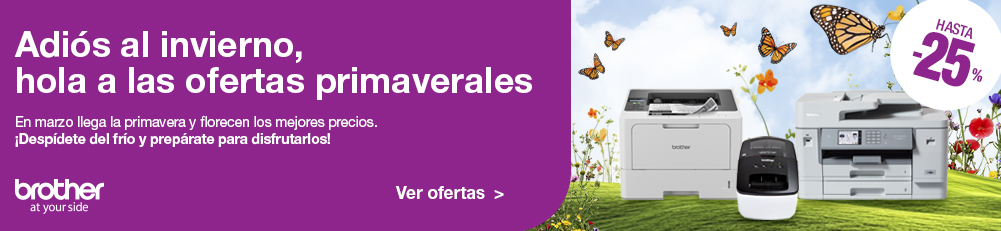 Aprovecha los descuentos de Marzo en equipos Brother