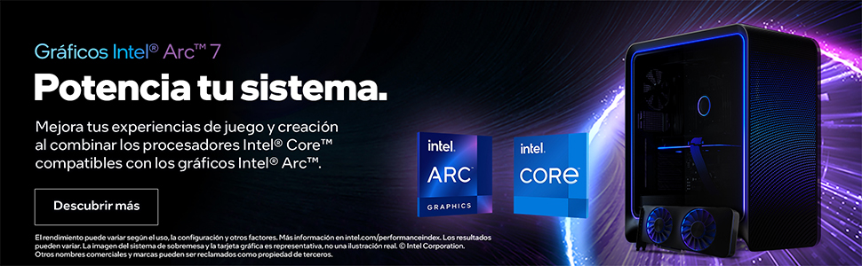 Potencia tu sistema con Intel Arc