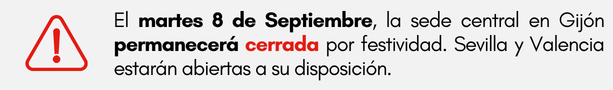 AVISO DE CIERRE POR FESTIVIDAD ASUTIRAS