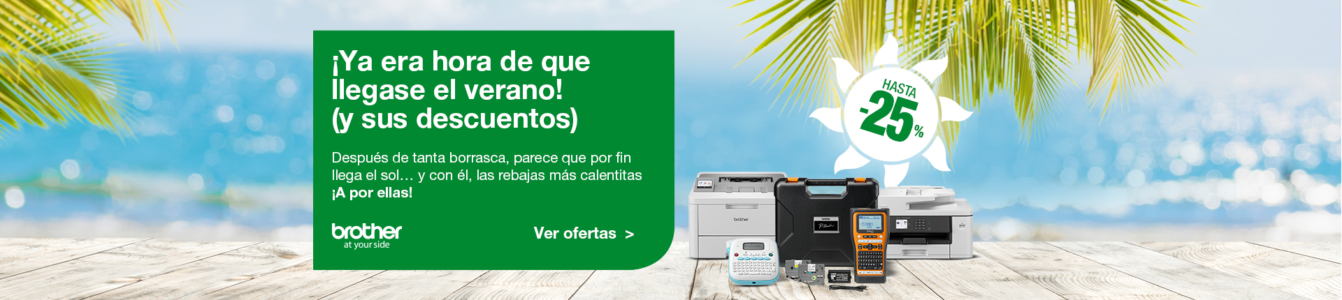 Aprovecha los descuentos de Abril en equipos Brother